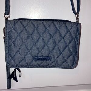 Vera Bradley Small Denim Crossbody Bag